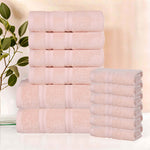 Superior Smart Dry Zero Twist Cotton Medium Weight 12 Piece Towel Set