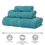 Superior Smart Dry Zero Twist Cotton Medium Weight 8 Piece Towel Set