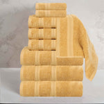 Superior Smart Dry Zero Twist Cotton Medium Weight 8 Piece Towel Set