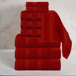 Superior Smart Dry Zero Twist Cotton Medium Weight 8 Piece Towel Set