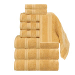Superior Smart Dry Zero Twist Cotton Medium Weight 8 Piece Towel Set