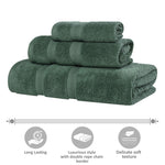Superior Smart Dry Zero Twist Cotton Bath Sheets, Set of 2
