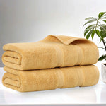 Superior Smart Dry Zero Twist Cotton Bath Sheets, Set of 2