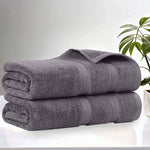 Superior Smart Dry Zero Twist Cotton Bath Sheets, Set of 2