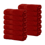 Superior Smart Dry Zero Twist Cotton Washcloth Face Towels, Set of 12