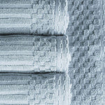 Cotton Ribbed Textured Bath Sheet & Towel Set 4-Piece - Soho
