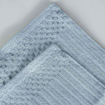 Cotton Ribbed Textured Bath Sheet & Towel Set 4-Piece - Soho