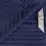 Superior Soho Cotton Ribbed Textured Absorbent Hand and Bath Towel Set
