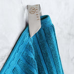 Superior Soho Cotton Ribbed Textured Absorbent Hand and Bath Towel Set