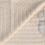 Superior Soho Cotton Ribbed Textured Hand Towel and Bath Sheet Set