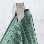 Superior Soho Cotton Ribbed Textured Hand Towel and Bath Sheet Set