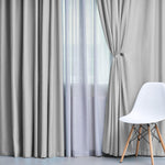 Blackout Window Curtains Solid Room Darkening Washable Set of 2