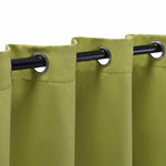 Blackout Window Curtains Solid Room Darkening Washable Set of 2