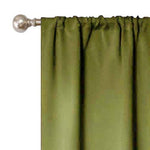 Blackout Window Curtains Solid Room Darkening Washable Set of 2