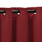 Blackout Window Curtains Solid Room Darkening Washable Set of 2