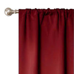 Blackout Window Curtains Solid Room Darkening Washable Set of 2