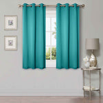 Blackout Window Curtains Solid Room Darkening Washable Set of 2