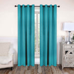 Blackout Window Curtains Solid Room Darkening Washable Set of 2