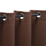 Blackout Window Curtains Solid Room Darkening Washable Set of 2