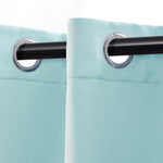 Blackout Window Curtains Solid Room Darkening Washable Set of 2