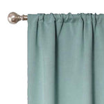 Blackout Window Curtains Solid Room Darkening Washable Set of 2