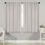 Blackout Window Curtains Solid Room Darkening Back Tab Set of 2