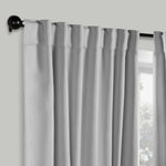 Blackout Window Curtains Solid Room Darkening Back Tab Set of 2