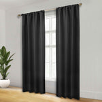 Blackout Window Curtains Solid Room Darkening Rod Pocket Set of 2