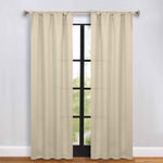 Blackout Window Curtains Solid Room Darkening Rod Pocket Set of 2
