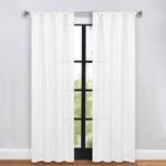 Blackout Window Curtains Solid Room Darkening Rod Pocket Set of 2
