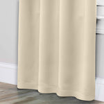 Blackout Window Curtains Solid Room Darkening Rod Pocket Set of 2