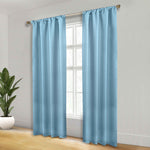 Blackout Window Curtains Solid Room Darkening Rod Pocket Set of 2