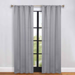 Blackout Window Curtains Solid Room Darkening Rod Pocket Set of 2