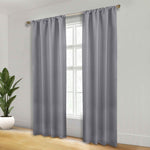 Blackout Window Curtains Solid Room Darkening Rod Pocket Set of 2