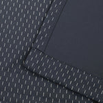 Modern Shimmer Washable Room Darkening Blackout Curtains, Set of 2