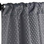 Modern Shimmer Washable Room Darkening Blackout Curtains, Set of 2
