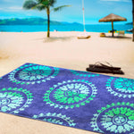 Spinning Wheels Oversized Cotton Beach Towel Set of 2 Piece