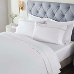 100% Cotton Two-Line Embroidered Sheet Set