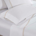 100% Cotton Two-Line Embroidered Sheet Set
