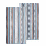 Stripe Oversized Cotton Beach Towel Set of 2 Piece