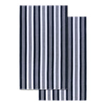 Maui Striped Oversized Cotton Beach Towel Set of 2 Piece