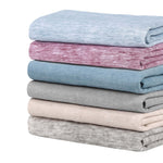 Superior Melange Flannel Cotton Two-Toned Fuzzy Pillowcases, Set of 2