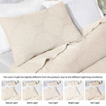 Superior Tanta Cotton Medium Weight Textured Circles Woven Coverlet