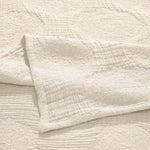 Superior Tanta Cotton Medium Weight Textured Circles Woven Coverlet