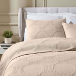 Superior Tanta Cotton Medium Weight Textured Circles Woven Coverlet