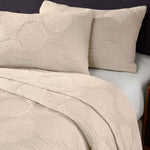 Superior Tanta Cotton Medium Weight Textured Circles Woven Coverlet