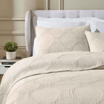 Superior Tanta Cotton Medium Weight Textured Circles Woven Coverlet