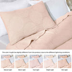Superior Tanta Cotton Medium Weight Textured Circles Woven Coverlet