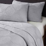 Superior Tanta Cotton Medium Weight Textured Circles Woven Coverlet