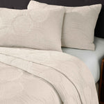 Superior Tanta Cotton Medium Weight Textured Circles Woven Coverlet